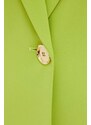 Σακάκι Pinko χρώμα: πράσινο