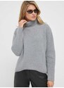Μάλλινο πουλόβερ Pinko γυναικεία, χρώμα: γκρι