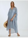Celestino Oversized φόρεμα καφτάνι μπλε ραφ για Γυναίκα