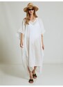 Celestino Oversized φόρεμα καφτάνι λευκο για Γυναίκα