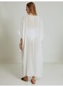 Celestino Oversized φόρεμα καφτάνι λευκο για Γυναίκα