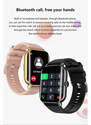 Smartwatch Microwear F12 Ελληνικό μενού - Black Silicone