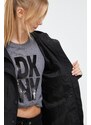 Μπουφάν DKNY χρώμα: μαύρο