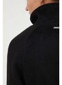 Παλτό από μείγμα μαλλιού Bruuns Bazaar χρώμα: μαύρο
