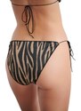 Γυναικείο Μαγιό BLU4U Bikini Bottom “Beige Lurex Zebra”