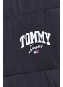 Μπουφάν bomber Tommy Jeans γυναικεία, χρώμα: μαύρο