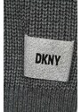 Παιδικό πουλόβερ από μείγμα μαλλιού DKNY χρώμα: γκρι