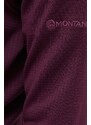 Αθλητική μπλούζα Montane Protium χρώμα: μοβ, με κουκούλα