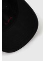 Βαμβακερό καπέλο του μπέιζμπολ 424 χρώμα: μαύρο F335424L01.236585