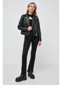 Μπλούζα Karl Lagerfeld χρώμα: μαύρο