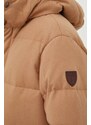 Μάλλινο πουπουλένιο μπουφάν Polo Ralph Lauren χρώμα: μπεζ