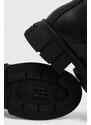 Μπότες Tommy Hilfiger STRETCH MONOCHROMATIC LONGBOOT χρώμα: μαύρο, FW0FW07611 F3FW0FW07611