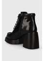 Δερμάτινες μπότες Vagabond Shoemakers BROOKE γυναικείες, χρώμα: μαύρο, 5644.004.20