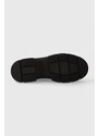 Δερμάτινες μπότες τσέλσι Tommy Hilfiger ESSENTIAL LEATHER CHELSEA BOOT γυναικείες, χρώμα: μαύρο, FW0FW07490 F3FW0FW07490