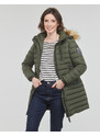 Χοντρό μπουφάν Superdry FUJI HOODED MID LENGTH PUFFER