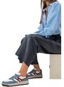 Sneakers Γυναικεία Hogan Λευκό-Μπλε H630 Allacciato