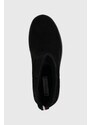 Μπότες χιονιού σουέτ Tommy Hilfiger COOL SUEDE SNOWBOOT χρώμα: μαύρο, FW0FW07662 F3FW0FW07662