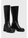 Δερμάτινες μπότες Vagabond Shoemakers BROOKE γυναικείες, χρώμα: μαύρο, 5644.101.20