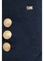 Σακάκι Tommy Hilfiger χρώμα: ναυτικό μπλε