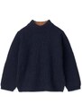 Παιδικό μάλλινο πουλόβερ Liewood χρώμα: ναυτικό μπλε