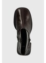 Δερμάτινες μπότες Vagabond Shoemakers ANSIE γυναικείες, χρώμα: καφέ, 5645.301.35