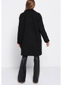 FUNKY BUDDHA Γυναικείο loose fit παλτό με εξωτερικές τσέπες