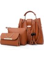 Γυναικείο σετ τσάντας χιαστί/ώμου Cardinal 420 brown