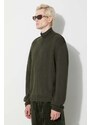 Μάλλινο πουλόβερ A-COLD-WALL* ανδρικά, χρώμα: πράσινο F3ACWMK152