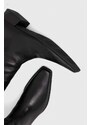 Δερμάτινες μπότες Vagabond Shoemakers NELLA γυναικείες, χρώμα: μαύρο, 5616.101.20