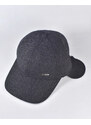 BELTIPO Ανδρικό χειμερινό καπέλο Jockey ανθρακί με εσωτερικά αυτιά