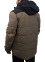 Emerson - 232.EM10.15 - Camel/Black - Hooded Puffer Jacket - Eco-Friendly - Μπουφάν