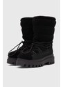 Μπότες χιονιού Calvin Klein Jeans FLATFORM SNOW BOOT SHERPA WN χρώμα: μαύρο, YW0YW01195