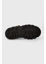 Παπούτσια Tommy Hilfiger TH ELEVATED CHUNKY LTH BKLE BOOT χρώμα: μαύρο, FM0FM04909