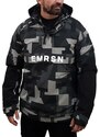 Emerson - 232.EM10.61 - Olive/Black - Hooded Pullover Jacket - Μπουφάν