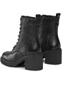 S.OLIVER Lace Boot Flat 5-25274-41 001 BLACK