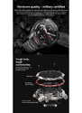 Smartwatch Microwear AK56 400mAh - Silver Steel