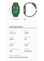 Smartwatch Microwear Y1 - Black