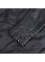 Prince Oliver Biker Jacket Eco Leather Μαύρο (Modern Fit)
