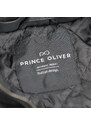 Prince Oliver All Season Biker Jacket Eco Leather Μαύρο (Modern Fit)