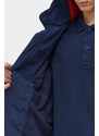 Μπουφάν Tommy Jeans χρώμα: ναυτικό μπλε