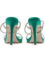 SATIN HIGH HEEL SANDALS WOMEN KOTRIS