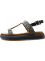 LEATHER FLATFORM SANDALS WOMEN INUOVO
