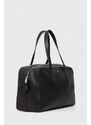 Δερμάτινη τσάντα BOSS χρώμα: μαύρο