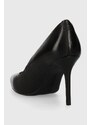 Δερμάτινες γόβες Lauren Ralph Lauren Lindella II Ozweego Lindella II χρώμα: μαύρο, 8294581 GY6177 802941000000