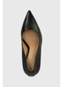 Δερμάτινες γόβες Lauren Ralph Lauren Lindella II Ozweego Lindella II χρώμα: μαύρο, 8294581 GY6177 802941000000