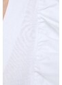 Βαμβακερή μπλούζα Karl Lagerfeld χρώμα: άσπρο