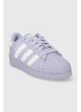 Δερμάτινα αθλητικά παπούτσια adidas Originals Superstar XLG χρώμα: μοβ, ID5735