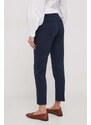 Παντελόνι Lauren Ralph Lauren χρώμα: ναυτικό μπλε
