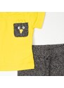 Σετ σορτσάκι - κοντομάνικο μπλουζάκι κίτρινο EMC CO2763