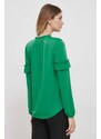 Μπλουζάκι Lauren Ralph Lauren χρώμα: πράσινο